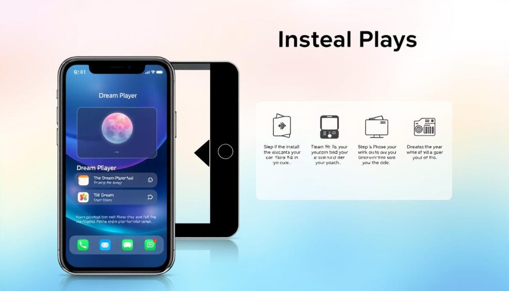 How to install Dream Player on ios/iPhone/ iPad