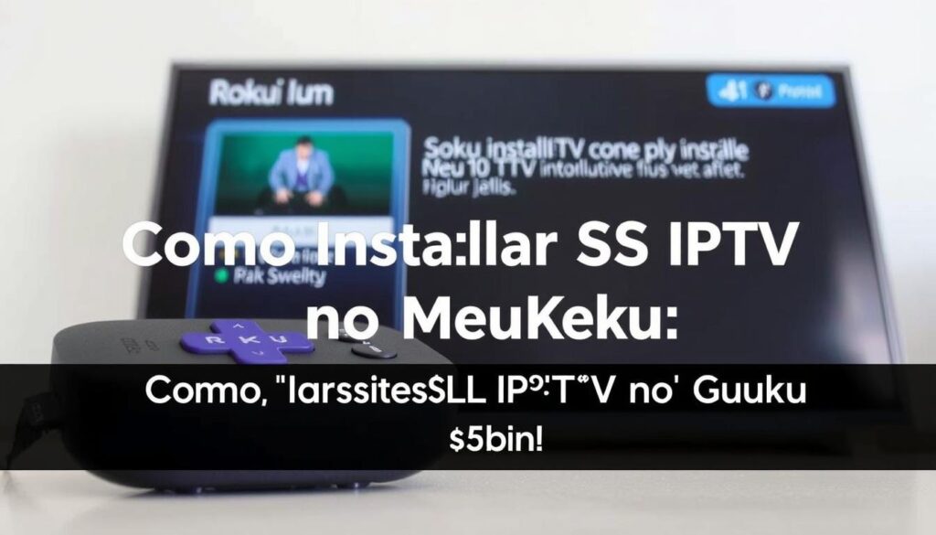How to install SS IPTV on Roku